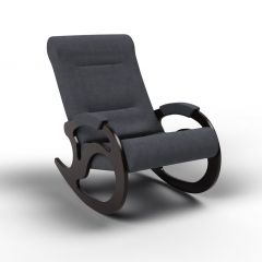 Кресло-качалка Вилла 11-Т-ГР (тканьвенге) ГРАФИТ в Режи - rezh.mebel24.online | фото 1