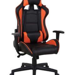 Кресло компьютерное BRABIX "GT Racer GM-100" (черное/оранжевое) 531925 в Режи - rezh.mebel24.online | фото