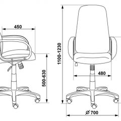 Кресло руководителя Бюрократ CH-808AXSN/#B черный 3C11 в Режи - rezh.mebel24.online | фото 3