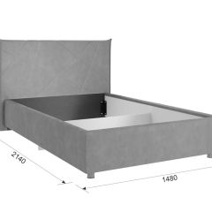 КВЕСТ Каркас кровати 1200 в Режи - rezh.mebel24.online | фото 3