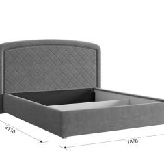 СИЛЬВА 2 Кровать с основанием 1600 в Режи - rezh.mebel24.online | фото