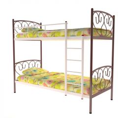 Кровать 2-х ярусная Злата 800*2000 (МилСон) в Режи - rezh.mebel24.online | фото 3