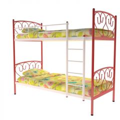 Кровать 2-х ярусная Злата 800*2000 (МилСон) в Режи - rezh.mebel24.online | фото 4