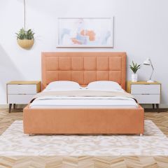 Кровать Адриана Люкс Решетка+ПМ (1200) *БЕЗ ДНА в Режи - rezh.mebel24.online | фото