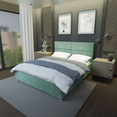 Кровать Аврора с ортопедической решеткой (1600) в Режи - rezh.mebel24.online | фото