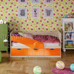 Кровать Бабочки (Оранжевый металлик) 1800 в Режи - rezh.mebel24.online | фото