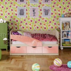 Кровать Бабочки (Розовый металлик) 1800 в Режи - rezh.mebel24.online | фото 1