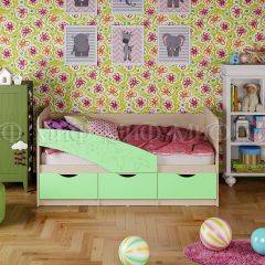 Кровать Бабочки (Салатовый матовый) 1600 в Режи - rezh.mebel24.online | фото