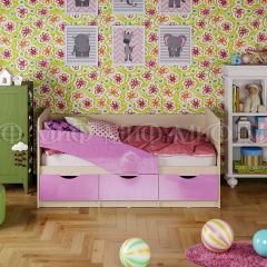 Кровать Бабочки (Сиреневый металлик) 1800 в Режи - rezh.mebel24.online | фото