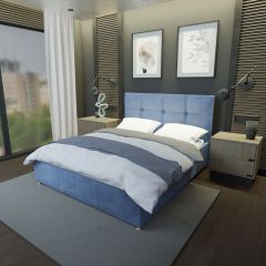 Кровать Бэлль Решетка+ПМ+Дно (1600) в Режи - rezh.mebel24.online | фото