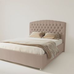 Кровать Берлин без основания 1200 (велюр серый) в Режи - rezh.mebel24.online | фото