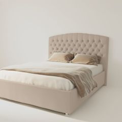Кровать Берлин без основания 1200 (велюр светло-серый) в Режи - rezh.mebel24.online | фото