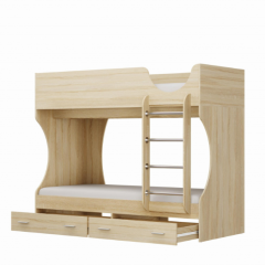 Кровать двухъярусная Д2 New/(дуб сонома) в Режи - rezh.mebel24.online | фото 2