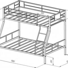 Кровать двухъярусная «Гранада-1» в Режи - rezh.mebel24.online | фото 6