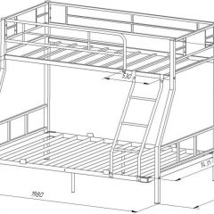 Кровать двухъярусная «Гранада-1 140» в Режи - rezh.mebel24.online | фото 6