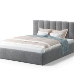 Кровать Элен 1600*2000 NEO 25 (серый) в Режи - rezh.mebel24.online | фото