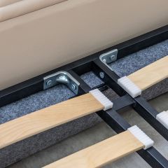 Кровать двойная Оливия 160 + ортопед. основание в Режи - rezh.mebel24.online | фото 15