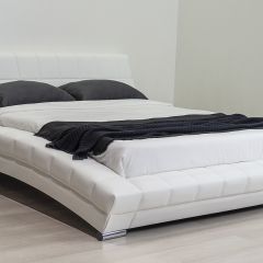 Кровать двойная Оливия 160 + ортопед. основание в Режи - rezh.mebel24.online | фото 2