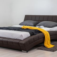 Кровать двойная Оливия 160 + ортопед. основание в Режи - rezh.mebel24.online | фото