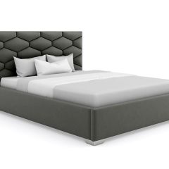 Кровать Коралл интерьерная +основание (80х200) в Режи - rezh.mebel24.online | фото 9