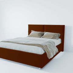 Кровать Корсика с ПМ 1200 (велюр бордо) в Режи - rezh.mebel24.online | фото 2