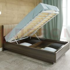 Кровать КР-1011 с мягким изголовьем в Режи - rezh.mebel24.online | фото 5