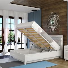 Кровать КР-1071 с мягким изголовьем в Режи - rezh.mebel24.online | фото 5