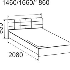 Кровать Лита с подъемным механизмом 1600*2000 в Режи - rezh.mebel24.online | фото 3