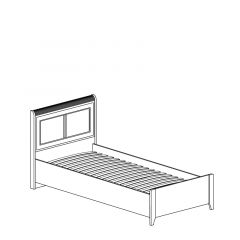 Кровать одинарная №249 Белла в Режи - rezh.mebel24.online | фото 2