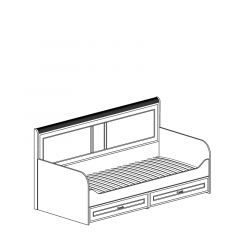 Кровать односпальная с ящиками №250 Белла в Режи - rezh.mebel24.online | фото 2