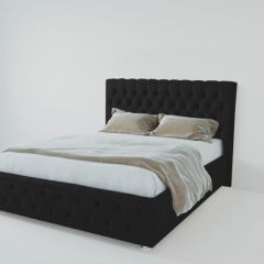Кровать Версаль 1400 без основания (экокожа кольт ч) в Режи - rezh.mebel24.online | фото