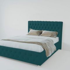 Кровать Версаль 1200 без основания (велюр бирюзовый) в Режи - rezh.mebel24.online | фото