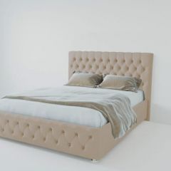 Кровать Версаль 1200 без основания (велюр светло серый) в Режи - rezh.mebel24.online | фото