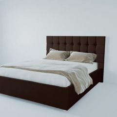 Кровать Венеция без основания 900 (экокожа коричневая) в Режи - rezh.mebel24.online | фото