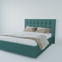 Кровать Венеция с ПМ 2000 (велюр бирюзовый) в Режи - rezh.mebel24.online | фото 2