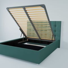 Кровать Венеция с ПМ 2000 (велюр бирюзовый) в Режи - rezh.mebel24.online | фото