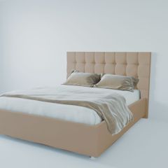Кровать Венеция с ПМ 2000 (велюр светло-серый) в Режи - rezh.mebel24.online | фото 2