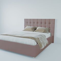 Кровать Венеция с ПМ 800 (велюр темно-серый) в Режи - rezh.mebel24.online | фото 2