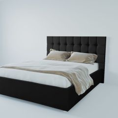 Кровать Венеция с ПМ 900 (экокожа кольт ч) в Режи - rezh.mebel24.online | фото 2