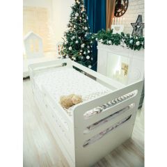 Кроватка-манеж горизонтали с ящиком в Режи - rezh.mebel24.online | фото 2