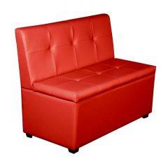 Кухонный диван Уют-1 (1000) Красный в Режи - rezh.mebel24.online | фото