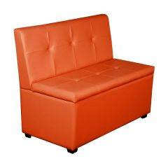 Кухонный диван Уют-1 (1000) Оранжевый в Режи - rezh.mebel24.online | фото