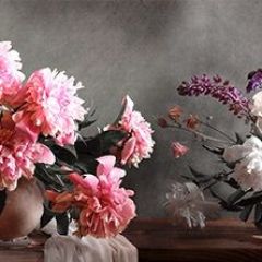 Кухонный фартук Цветы 316 МДФ матовый (3000) Flowers в Режи - rezh.mebel24.online | фото