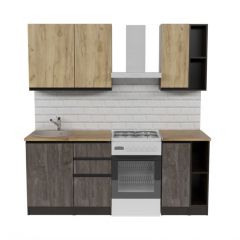 Кухонный гарнитур Адажио медиум 1400 мм в Режи - rezh.mebel24.online | фото 3