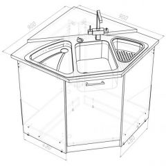 Кухонный гарнитур Лариса оптима 1 1300х2500 мм в Режи - rezh.mebel24.online | фото 17