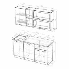 Кухонный гарнитур Лира стандарт 1600 в Режи - rezh.mebel24.online | фото 4