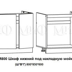 ЛИЗА-2 Кухонный гарнитур 1,6 Белый глянец холодный в Режи - rezh.mebel24.online | фото 6