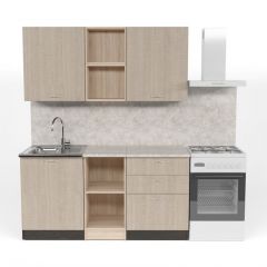 Кухонный гарнитур Надежда стандарт 5 1600 мм в Режи - rezh.mebel24.online | фото 3