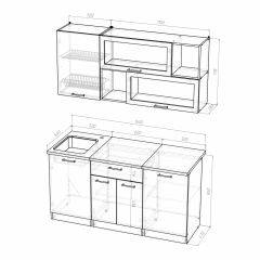 Кухонный гарнитур Полина стандарт 1600 в Режи - rezh.mebel24.online | фото 7