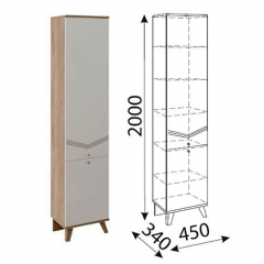 Лимба (гостиная) М03 Пенал в Режи - rezh.mebel24.online | фото